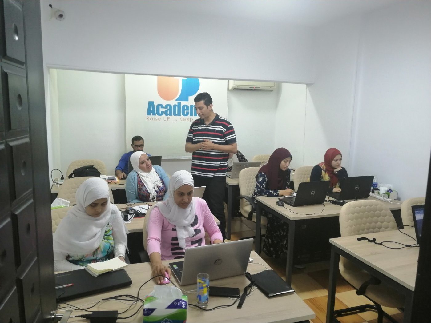 Up Academy class