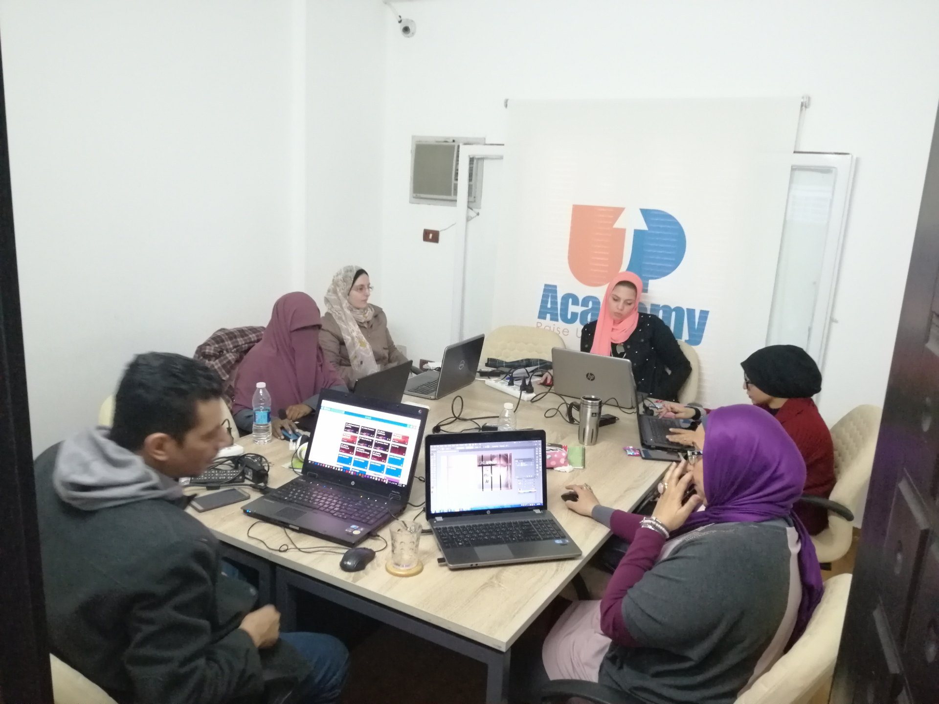 Up Academy class